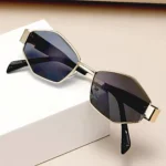 Retro Hexagonal Unisex Sunglasses