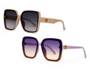 Women’s Oversized Square Sunglasses Combo - Image 3