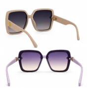 Women’s Oversized Square Sunglasses Combo - Image 4