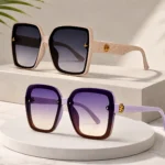 Women’s Oversized Square Sunglasses Combo
