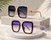 Women’s Oversized Square Sunglasses Combo