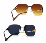 Women’s Trendy Rimless Sunglasses Combo - Image 4