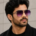 Men’s Square Navigator Sunglasses