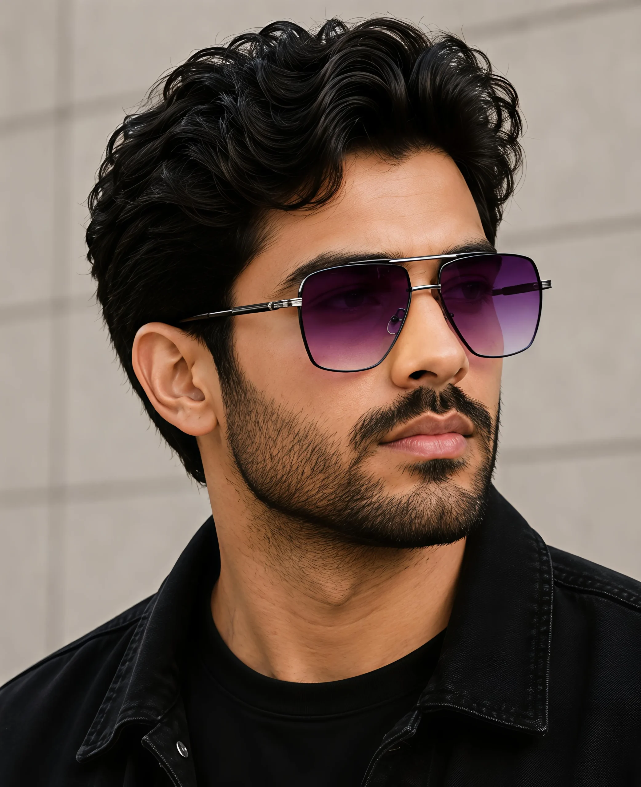 IMG_20260822_155052_converted Men’s Square Navigator Sunglasses - Image 1