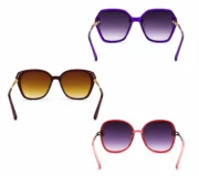 Women’s Trendy Geometric Sunglasses Combo - Image 4