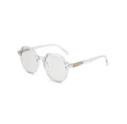 Women’s Clear Hexagonal Eyeglasses - Image 3