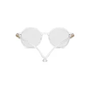 Women’s Clear Hexagonal Eyeglasses - Image 4