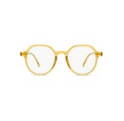 Women’s Yellow Hexagonal Eyeglasses - Image 2