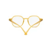 Women’s Yellow Hexagonal Eyeglasses - Image 4