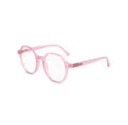 Women’s Pink Hexagonal Eyeglasses - Image 3