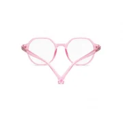 Women’s Pink Hexagonal Eyeglasses - Image 4