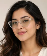 Women’s Small Cat-Eye Clear Eyeglasses - Image 5