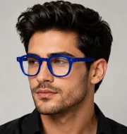 Men’s Square Oval Eyeglasses - Image 5