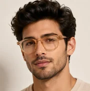 Men’s Square Oval Eyeglasses - Image 5