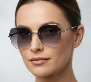 Women’s Elegant Rimless Sunglasses Combo - Image 6