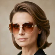 Women’s Elegant Rimless Sunglasses Combo - Image 5