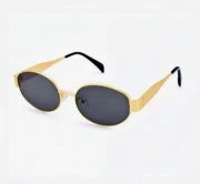 Retro Oval Unisex Sunglasses - Image 3