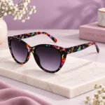 Women’s Round Cat-Eye Sunglasses