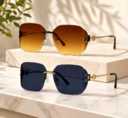 Women’s Trendy Rimless Sunglasses Combo