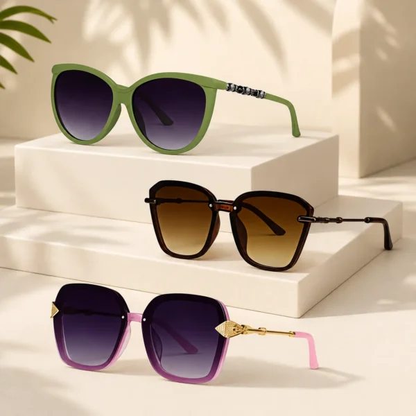 Women’s Trendy Sunglasses Combo Pack